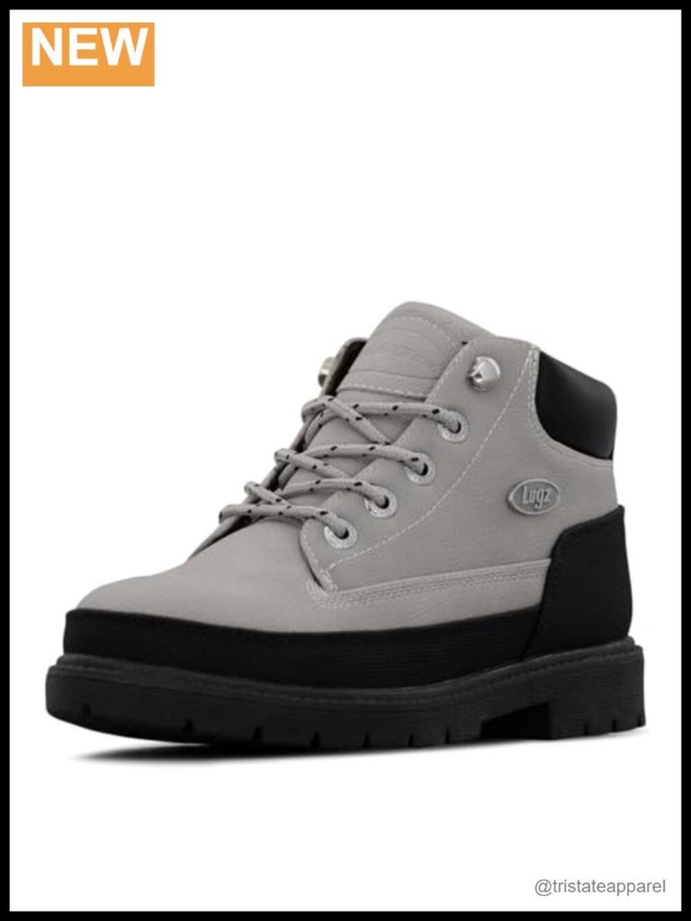 Ankle Chukka Boots Faux Leather Lace-Up Lug Sole Drifter